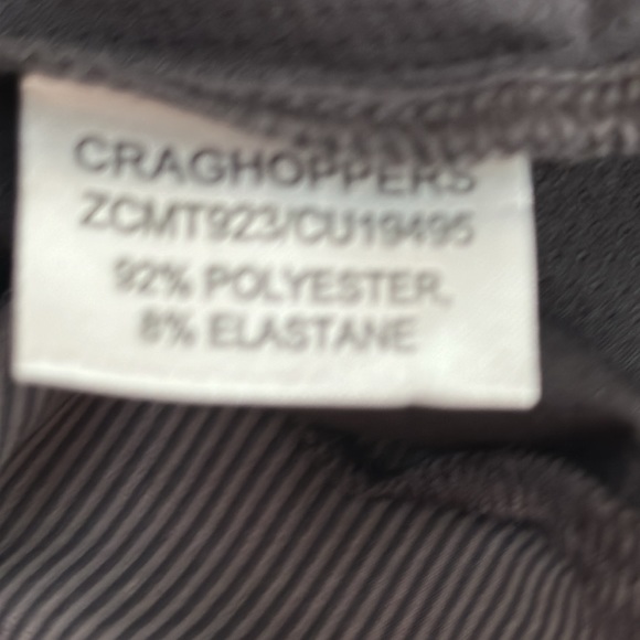 Craghoppers NEVIO Long Sleeve Top - Black Pepper Stripe - Picture 11 of 15